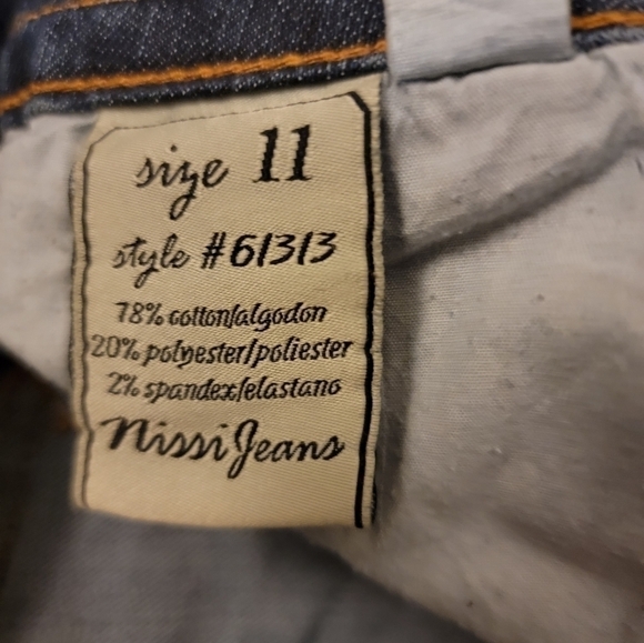 WOMENS Missi flared jeans with flap pockets Size 11, but fit like a small 9 - Picture 5 of 9